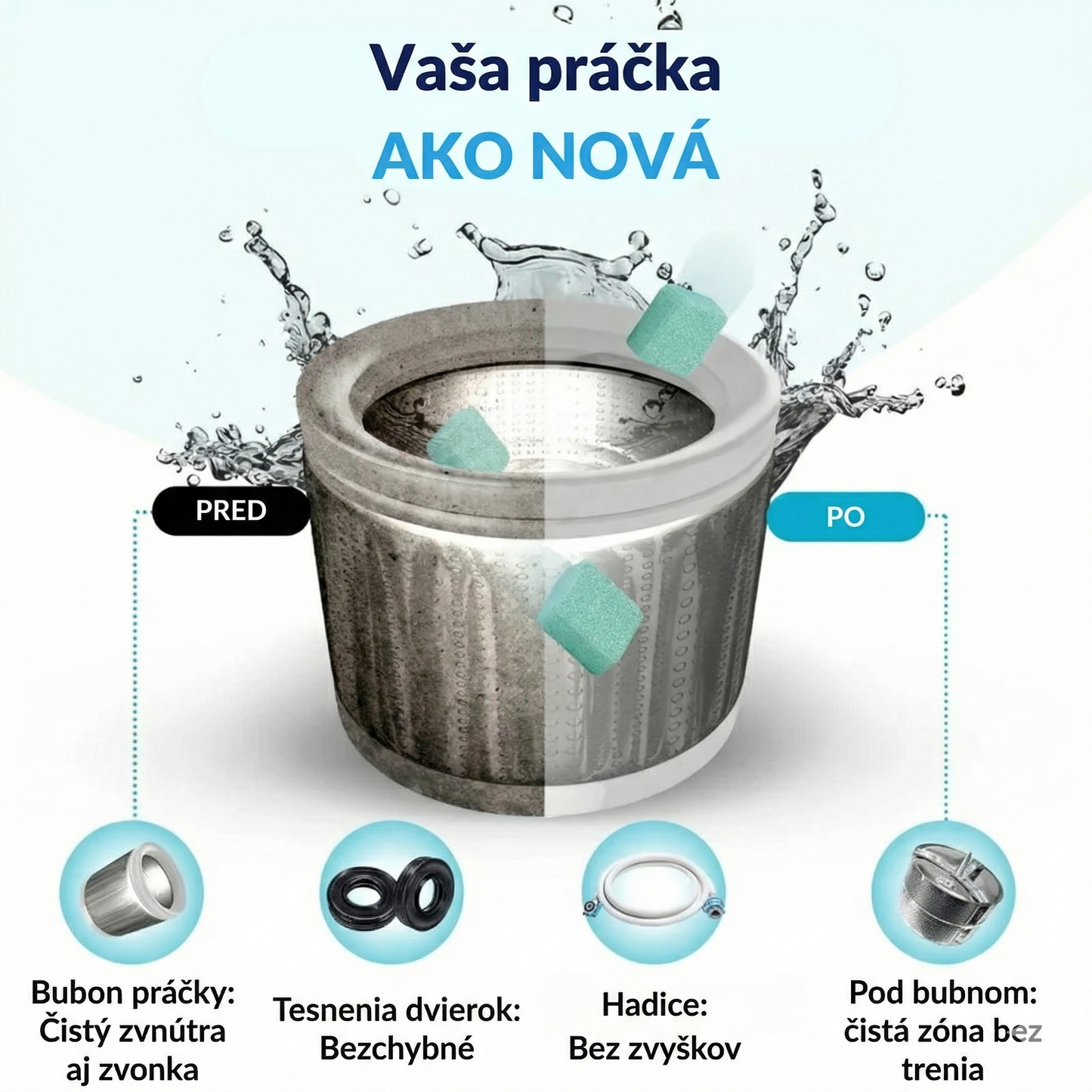 Καθαριστικό πλυντηρίου ρούχων Pro – ενεργά ένζυμα